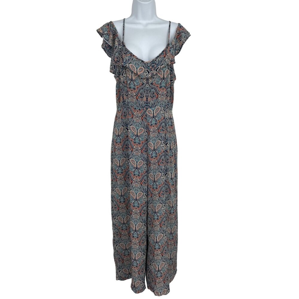 Cupcakes and Cashmere Off the Shoulder Strappy Jumpsuit Size 6